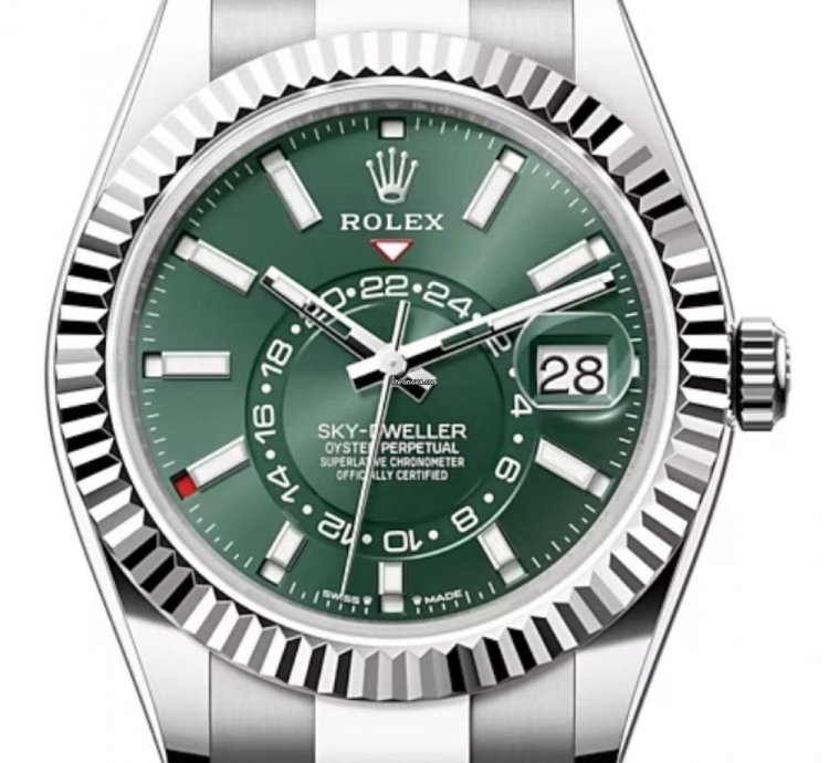 Rolex Sky-dweller Green Dial Oyster Bracelet 336934 Unworn 2025
