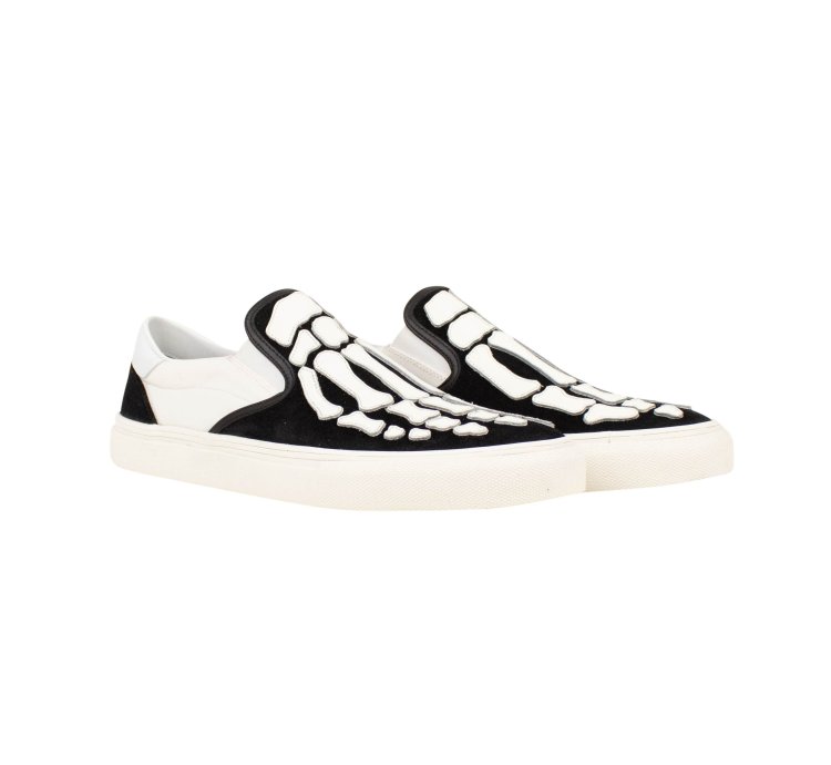 Black Skeleton Toe Slip-on Size 40 650