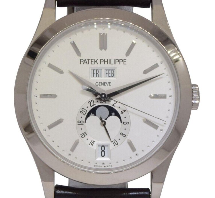 Patek Philippe Annual Calendar 5396 18k White Gold Annual Calendar Watch Box Papers 5396g