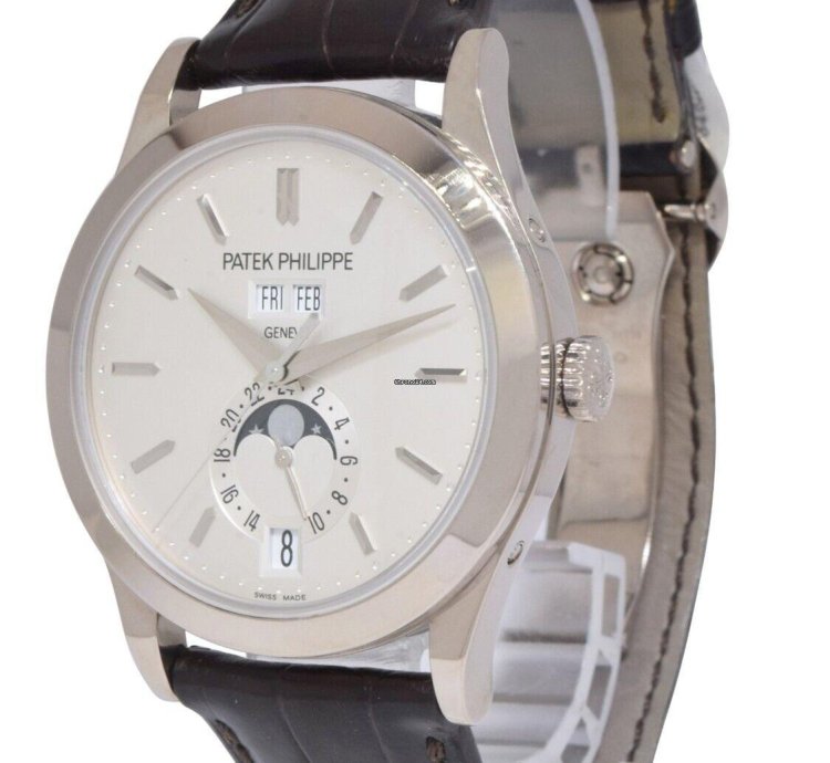 Patek Philippe Annual Calendar 5396 18k White Gold Annual Calendar Watch Box Papers 5396g