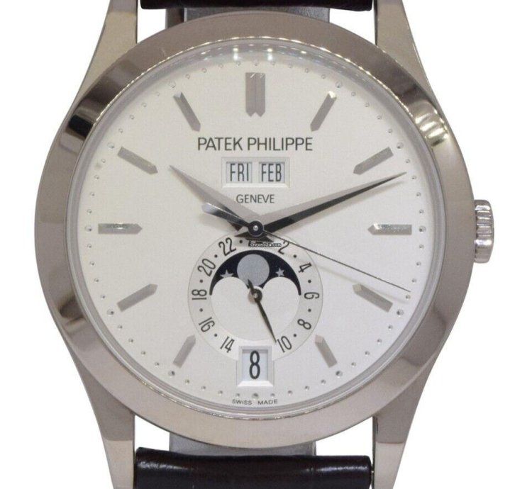 Patek Philippe Annual Calendar 5396 18k White Gold Annual Calendar Watch Box Papers 5396g
