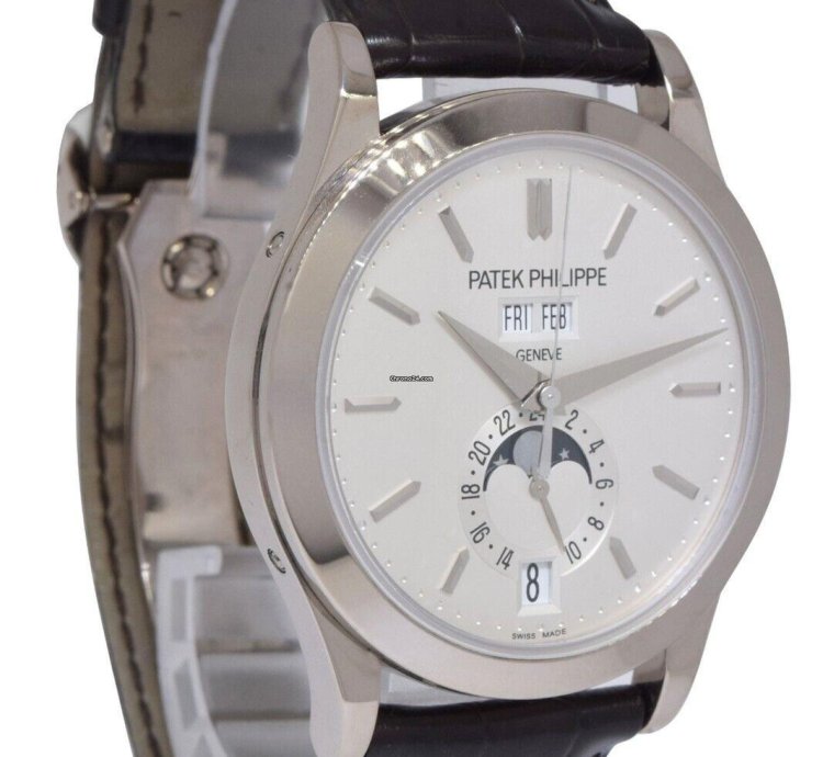 Patek Philippe Annual Calendar 5396 18k White Gold Annual Calendar Watch Box Papers 5396g