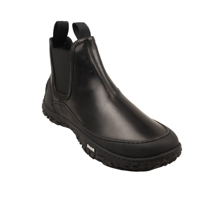 Black Smooth Calf Boots Size 10 5 43 5