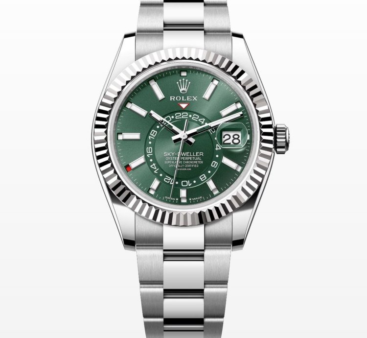 Rolex Sky-dweller Green Dial Unworn