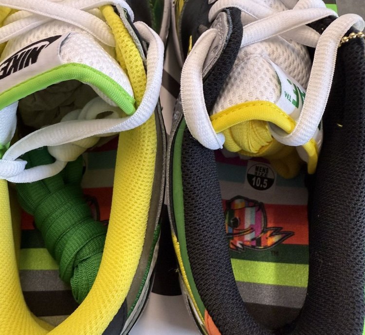 2024 Nike Dunk Low What The Duck Away University Of Oregon