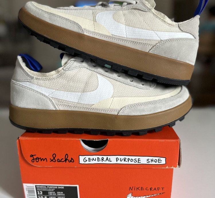General Purpose Shoe Tom Sachs Cream - Sz 12w 10 5m