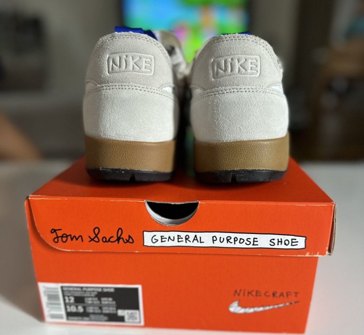 General Purpose Shoe Tom Sachs Cream - Sz 12w 10 5m