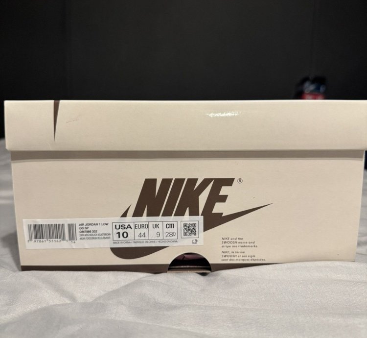 Jordan 1 Low Sp Travis Scott Velvet Brown