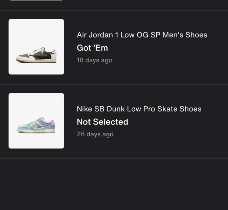 Jordan 1 Low Travis Scott