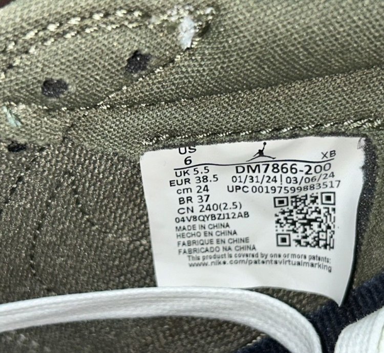 Jordan 1 Low Travis Scott Medium Olive