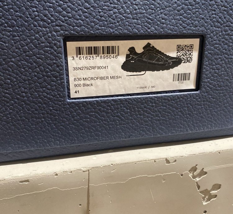 Black Week Dior B30 Sneaker Black