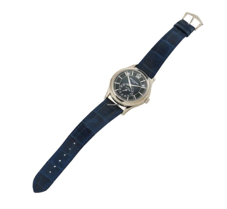 Patek Philippe Annual Calendar Blue Dial Ref 5205g
