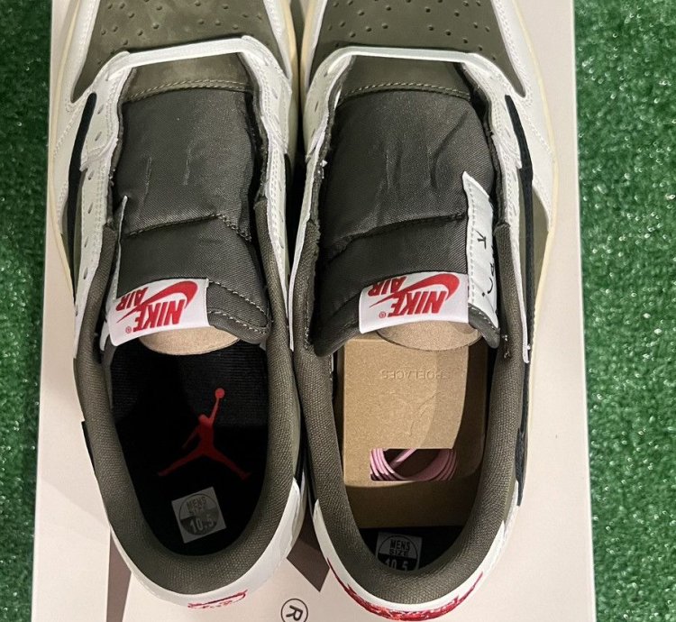 Jordan 1 Retro Low Og Sp Travis Scott Medium Olive