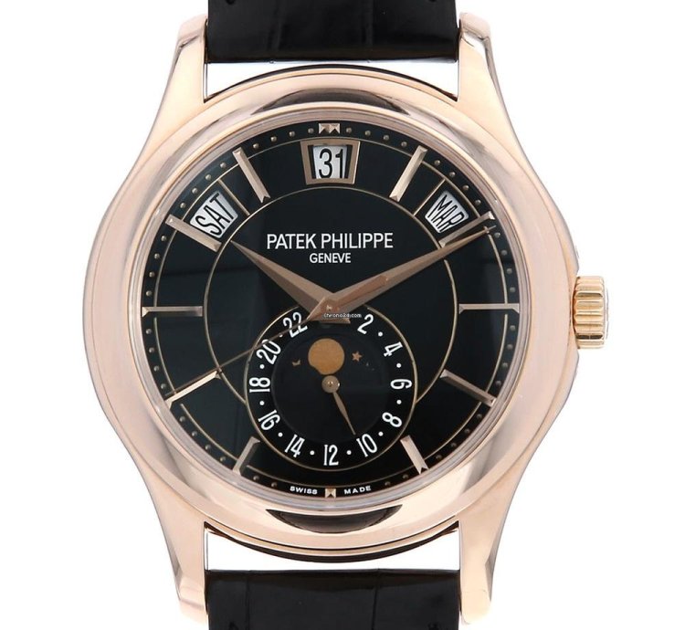 Patek Philippe Annual Calendar Carrender 5205r-010 Used Mens Leather Strap Not Included Buckle Included