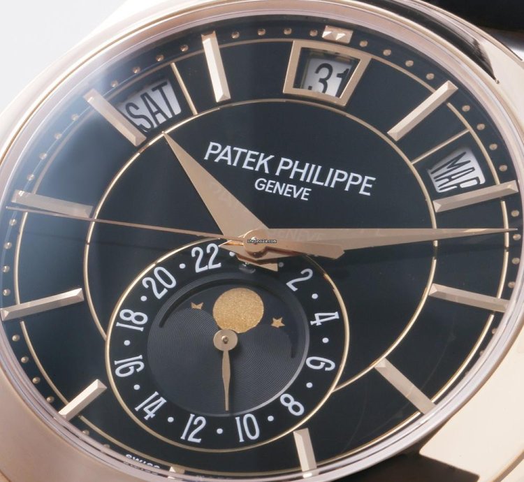 Patek Philippe Annual Calendar Carrender 5205r-010 Used Mens Leather Strap Not Included Buckle Included