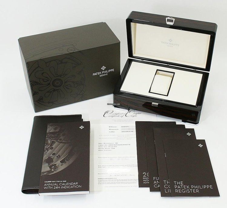 Patek Philippe Annual Calendar Carrender 5205r-010 Used Mens Leather Strap Not Included Buckle Included