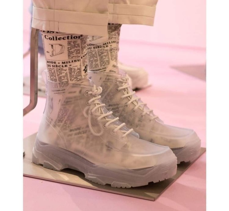 Bnib Ss20 Clear Translucent Transparent Boots