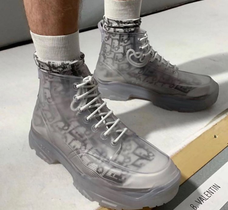 Bnib Ss20 Clear Translucent Transparent Boots