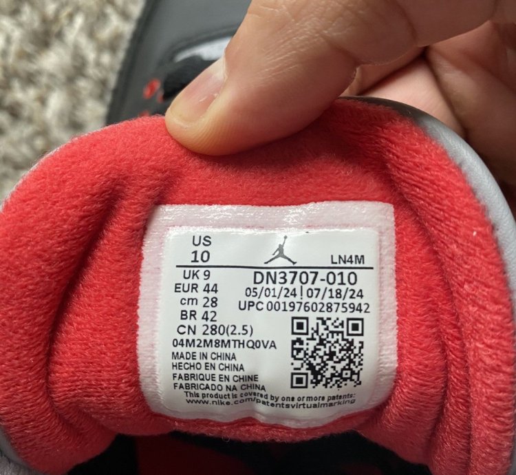 Jordan 3 Black Cement 2024 New
