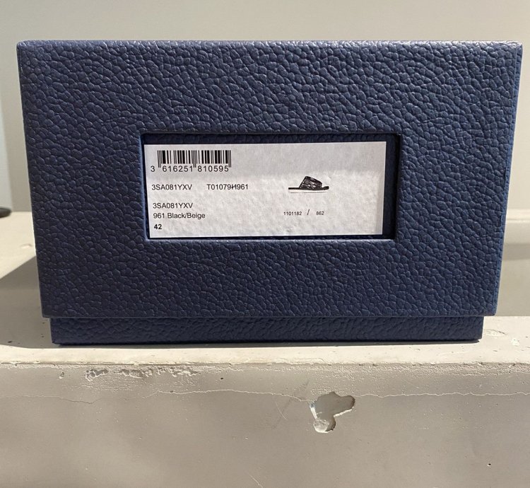 Bnwt Dior Alpha Slide Oblique Jacquard