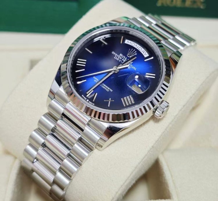 Rolex Day-date 128236 Blue Ombre Oys