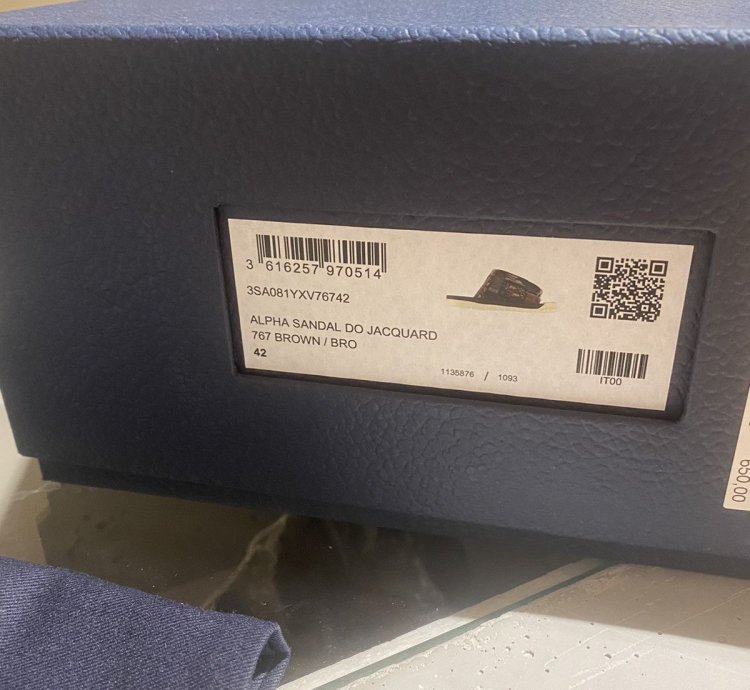 Bnwt Dior Alpha Slides Oblique Brown