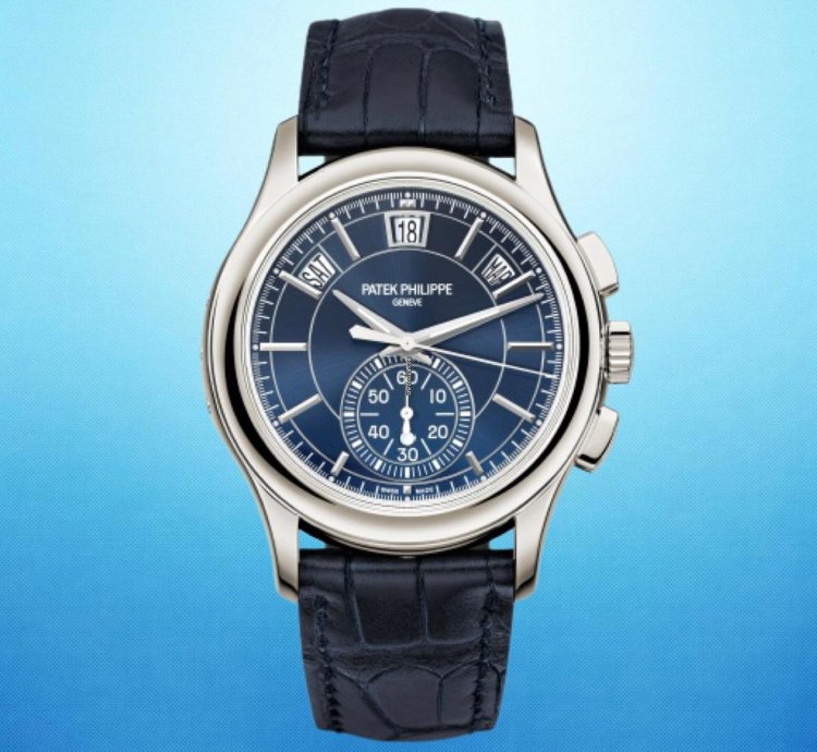 Patek Philippe Annual Calendar Chronograph 5905p Blue Annual Calendar Chronograph