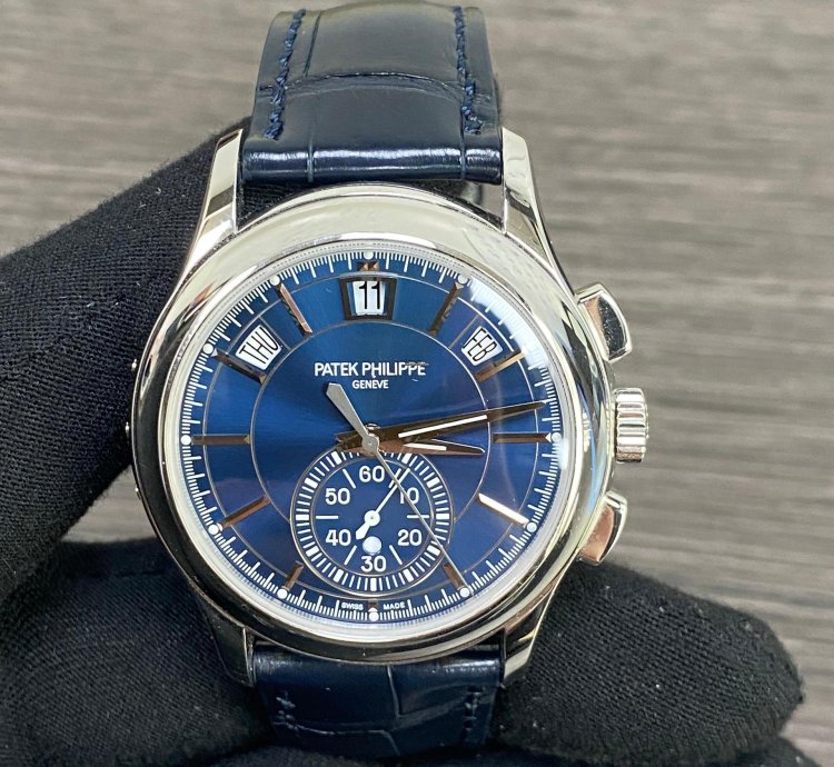Patek Philippe Annual Calendar Chronograph 5905p Blue Annual Calendar Chronograph
