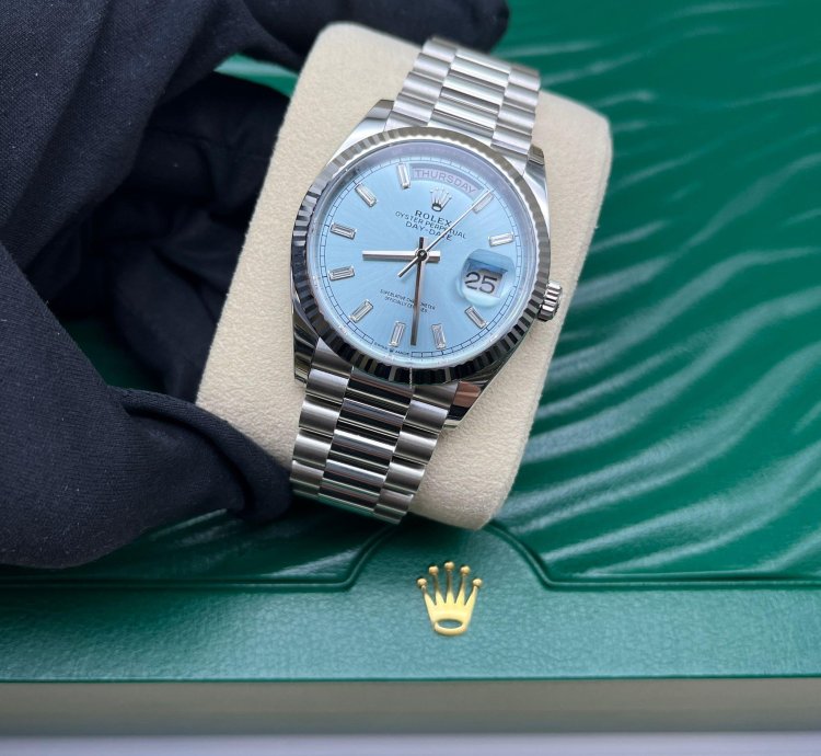 Rolex Day-date 128236a Ice Blue