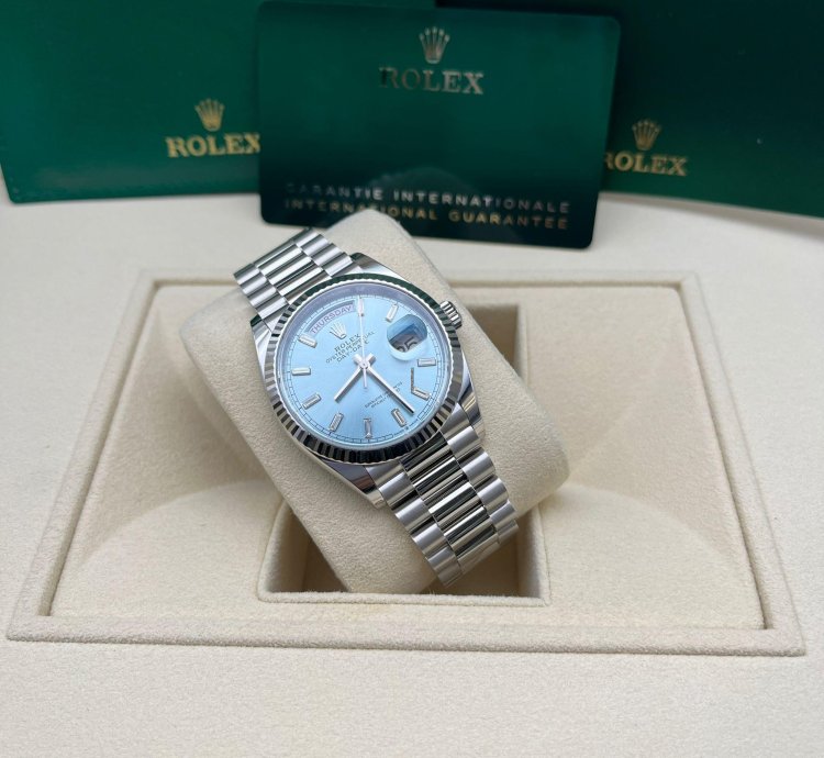 Rolex Day-date 128236a Ice Blue