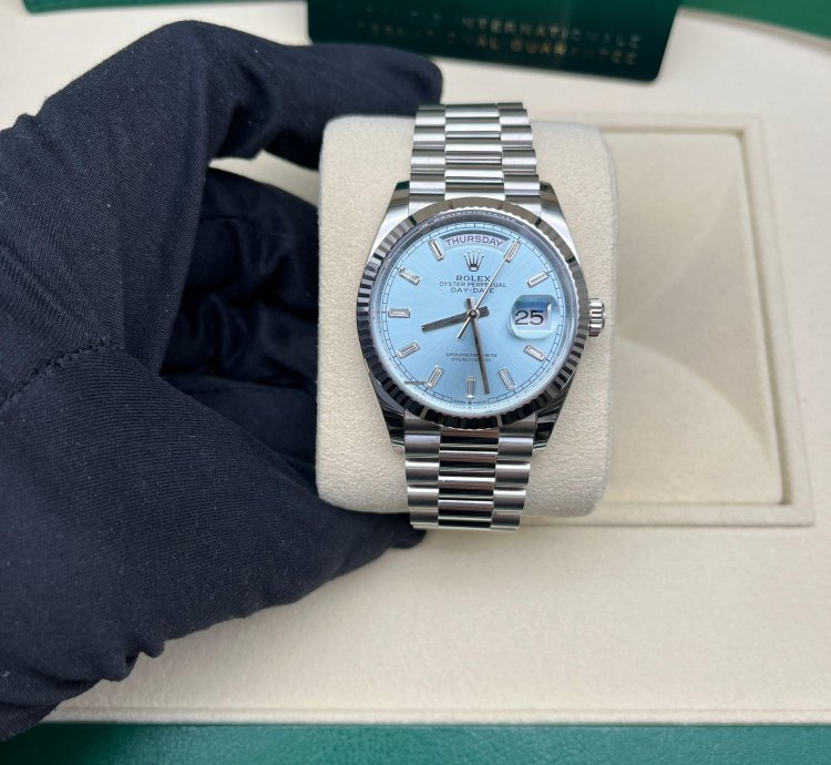 Rolex Day-date 128236a Ice Blue
