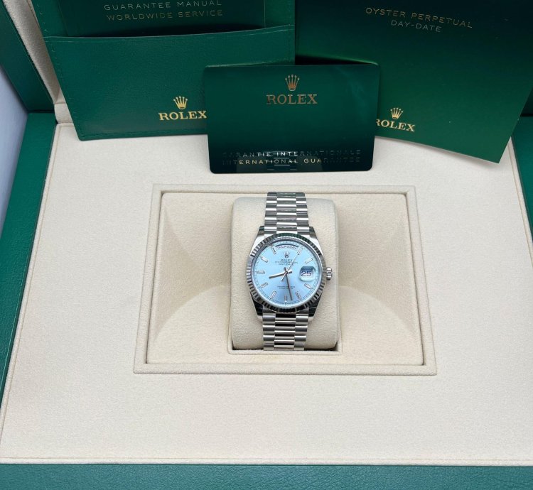 Rolex Day-date 128236a Ice Blue
