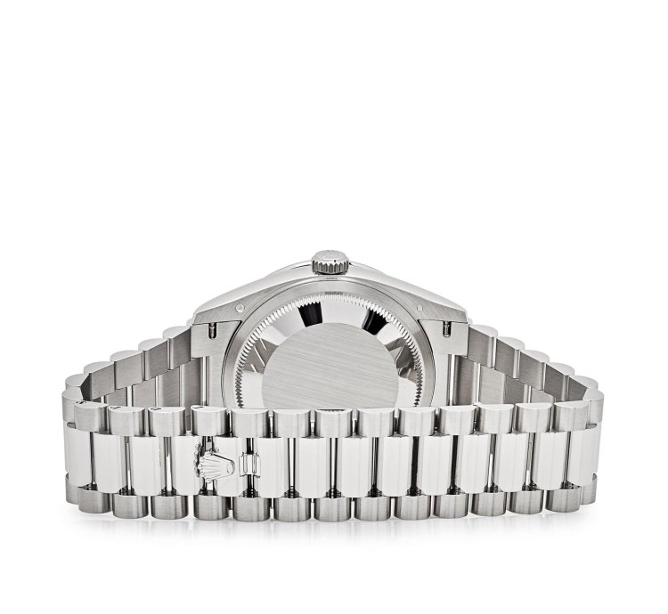 Rolex Day-date 128396tbr Platinum Ice Blue Dial Diamond Bezel 2024