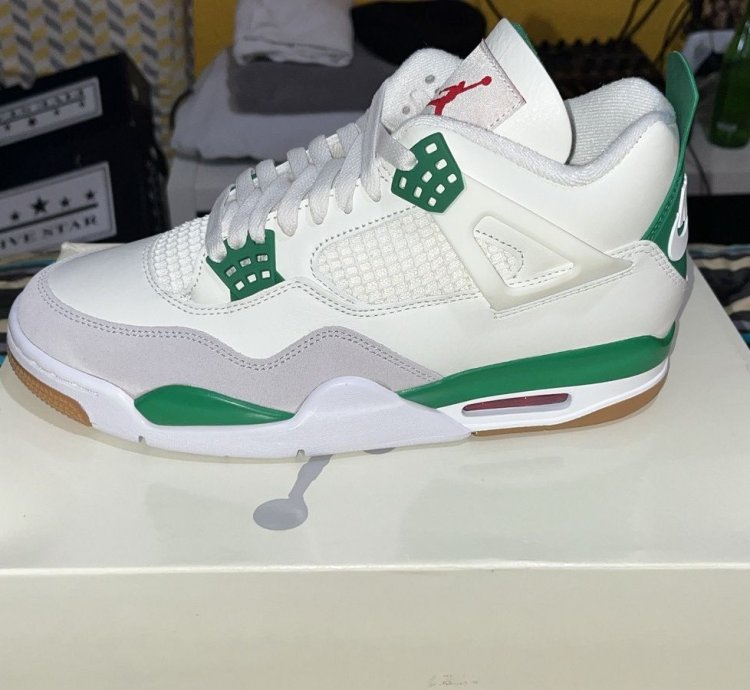Jordan 4 Sb Pine Green