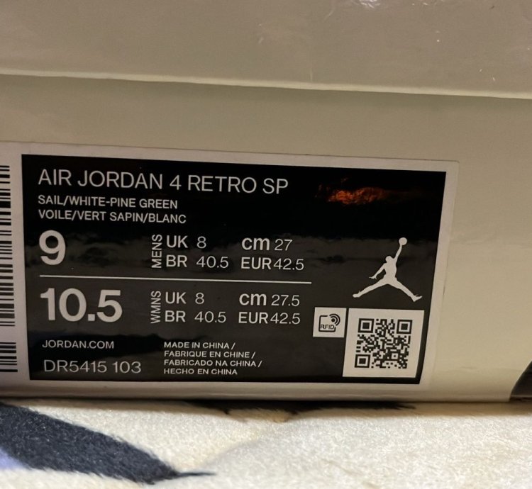 Jordan 4 Sb Pine Green