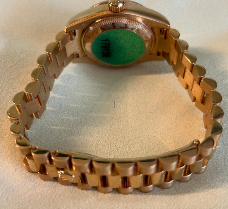 Rolex 17913885ib8313 Gold Meteorite With Diamonds