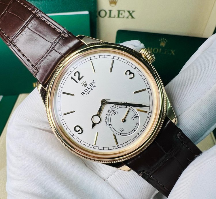 Rolex 1908 2025 New 1908 Yellow Gold White Dial