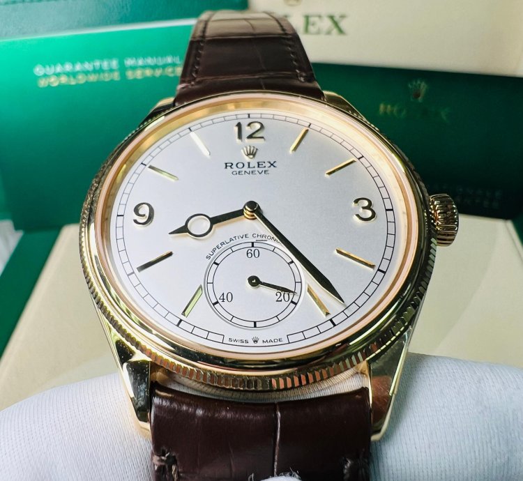 Rolex 1908 2025 New 1908 Yellow Gold White Dial