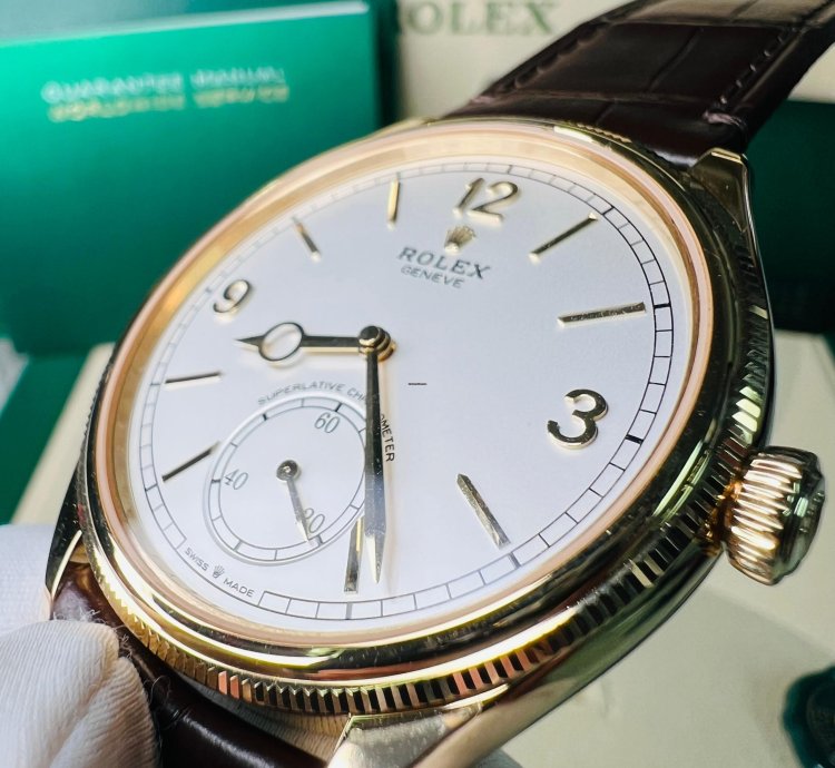 Rolex 1908 2025 New 1908 Yellow Gold White Dial