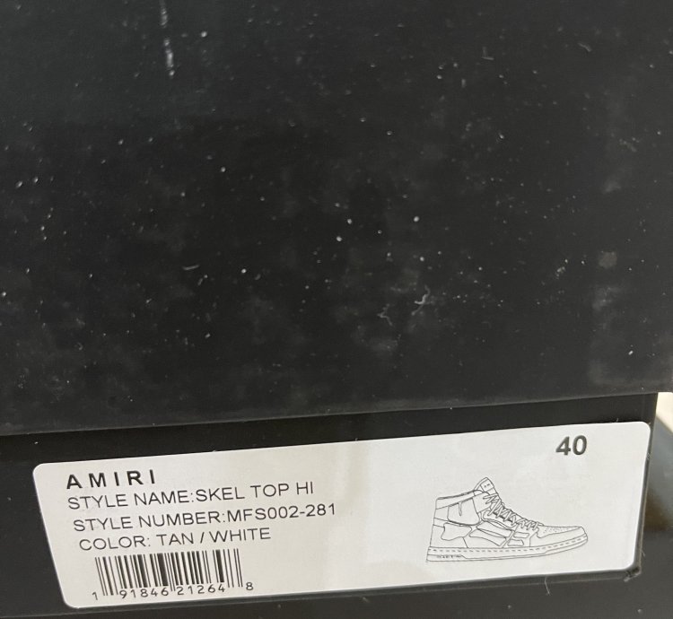 Bone Sneaker Hi Top