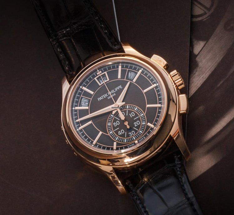 Patek Philippe Annual Calendar Chronograph 5905r-001 18k Gold 42mm Box Papers