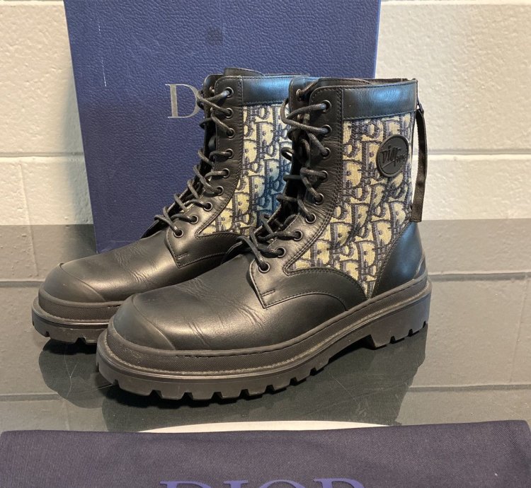 Boots Dior Black Beige