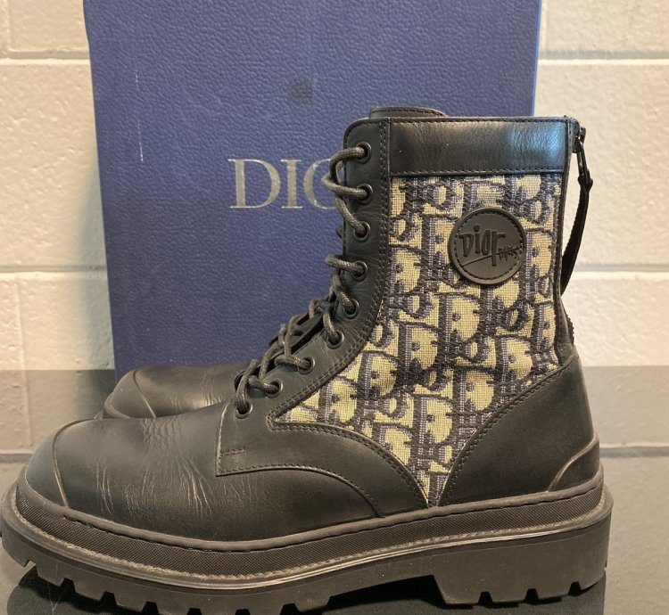 Boots Dior Black Beige