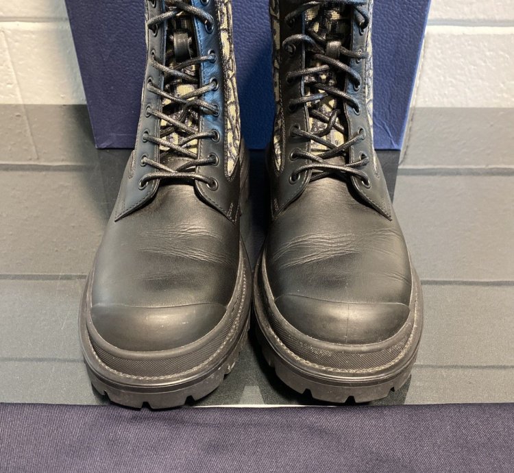 Boots Dior Black Beige