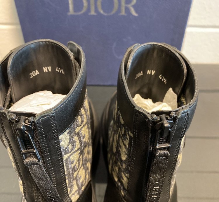 Boots Dior Black Beige