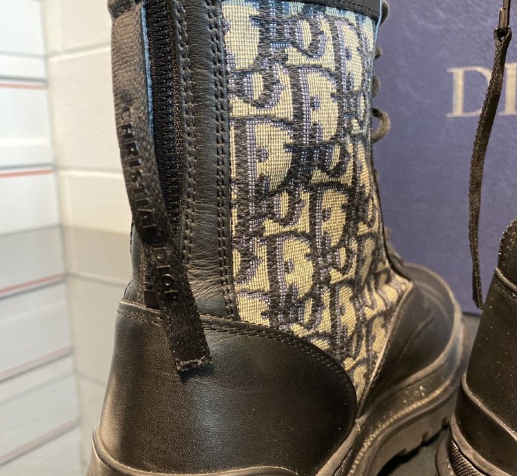 Boots Dior Black Beige