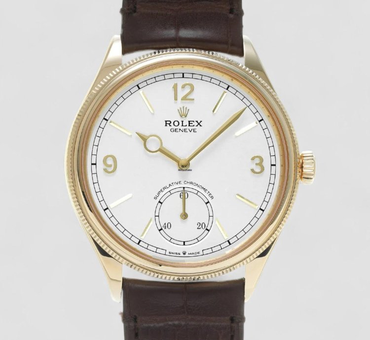 Rolex 1908 18k Yellow Gold 39 Mm
