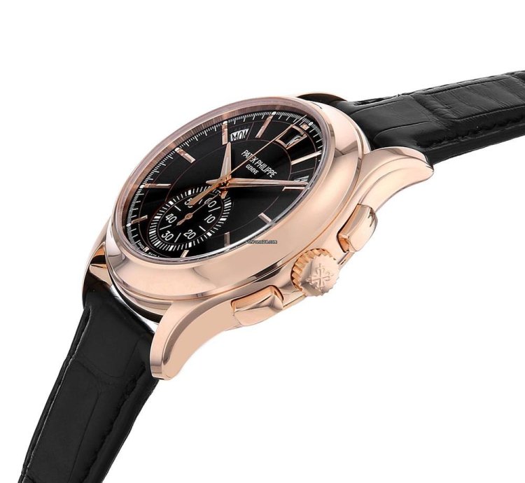Patek Philippe Annual Calendar Chronograph 5905r-001 Used Mens Leather Strap Not Included Buckle Included