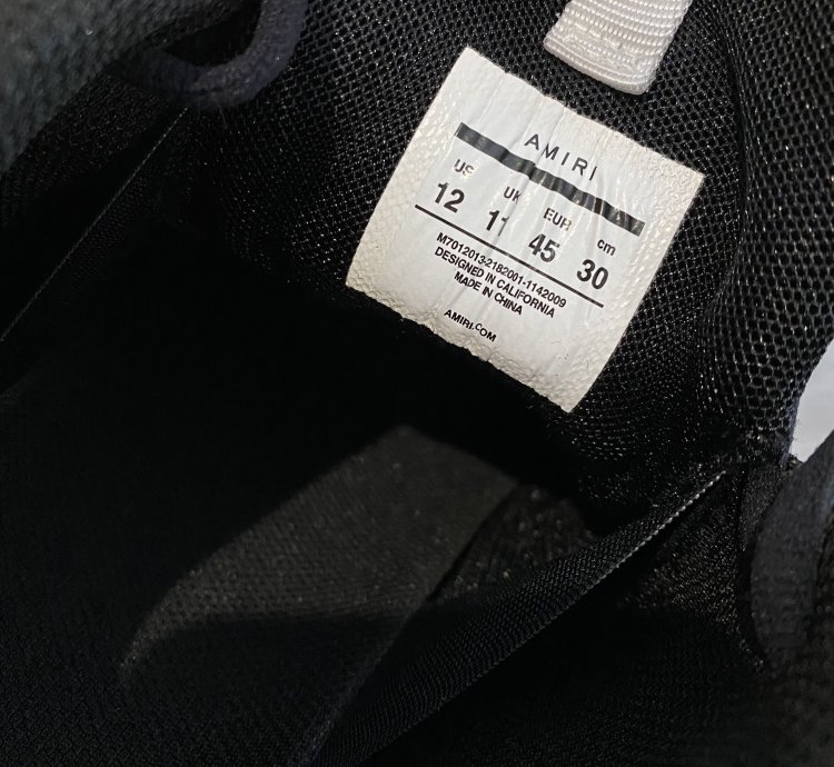 Brand New Amiri Bone Runners