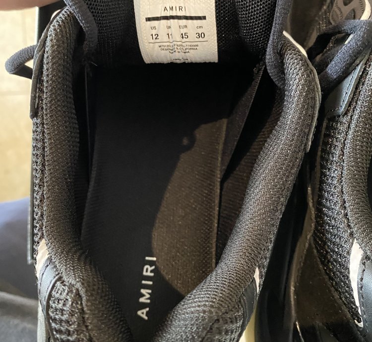 Brand New Amiri Bone Runners